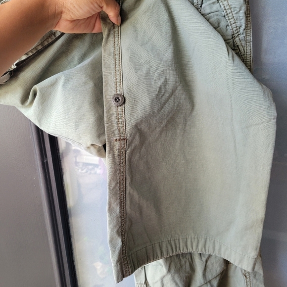 VINTAGE Ralph Lauren Pants Womens 6 Light Green Boot Flare Military Baker Hiking - Picture 5 of 10